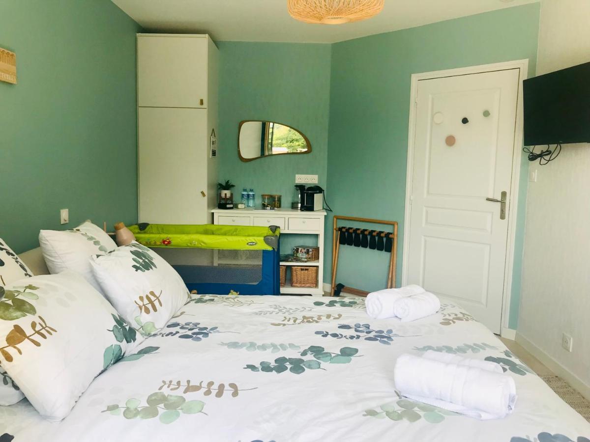 Au Petit Bonheur De Claire Et Jo Bed and Breakfast La Chapelle-Caro Εξωτερικό φωτογραφία